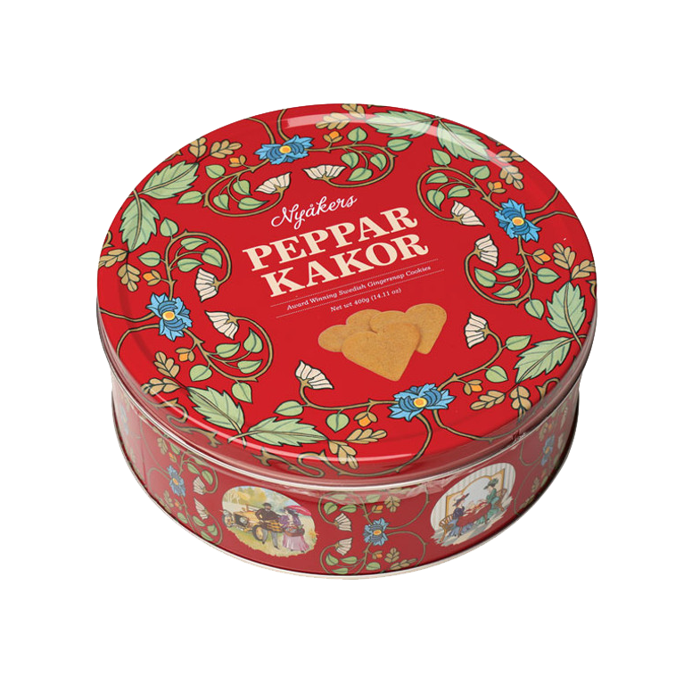 Nyåkers Pepparkakor – Gingerbread hearts 400g