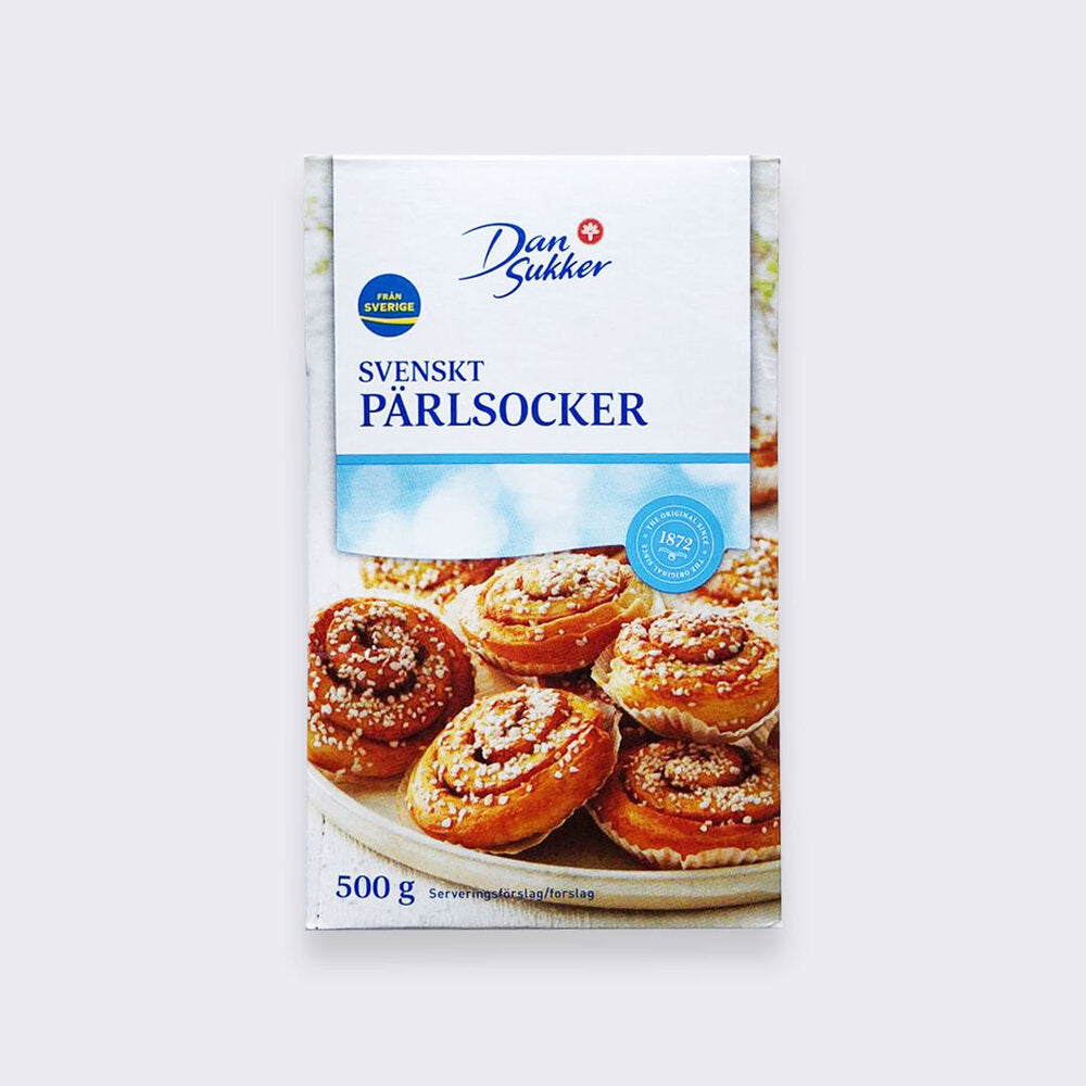 Dansukker Pärlsocker – Swedish pearl sugar 500g