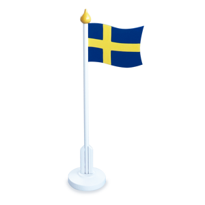 Swedish Timber Flag - Flagga