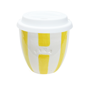 Fika Regular Cup with Lid – Yellow