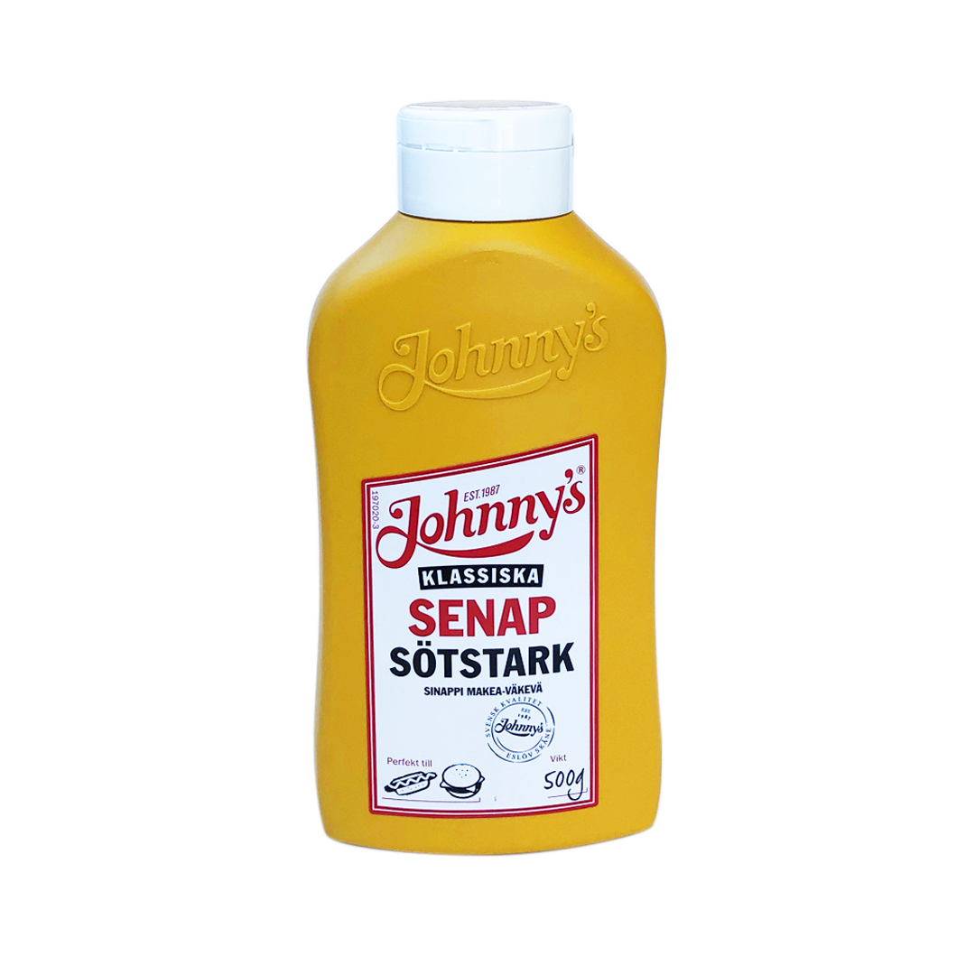 Johnny's Sötstarka Senap – Swedish sweet & spicy mustard 500g