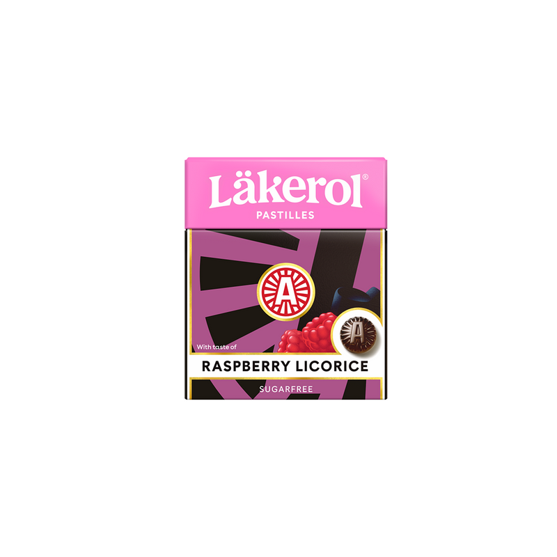 Läkerol Raspberry Licorice Pastilles 25g