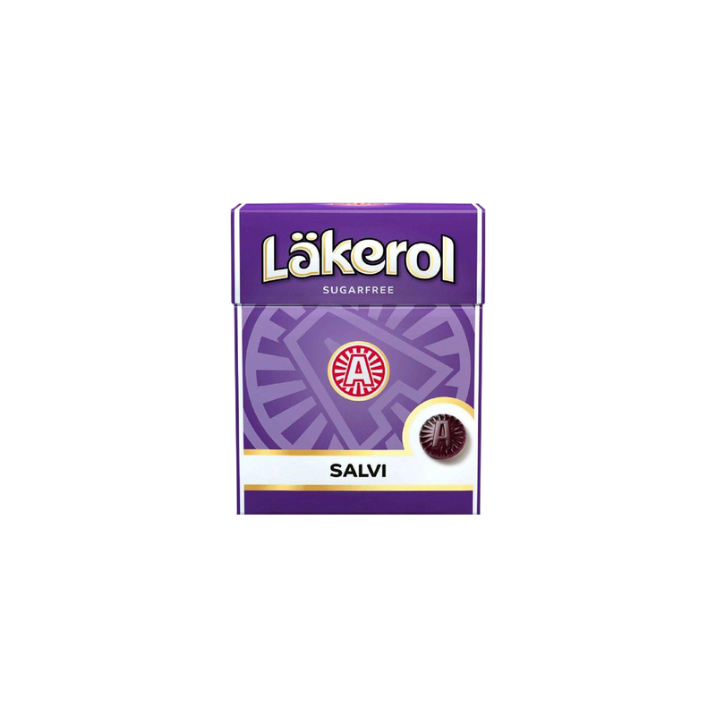 Läkerol Salvi – Liquorice & violet pastilles 25g