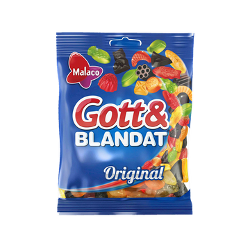 Malaco Gott & Blandat Original – Fruity winegum sweets 160g
