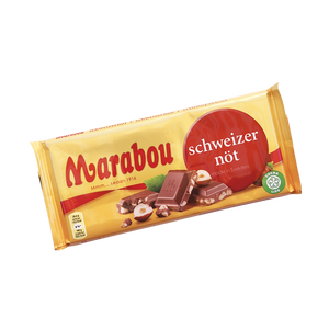 Marabou Schweizernöt - Milk chocolate with crunchy hazelnuts 200g