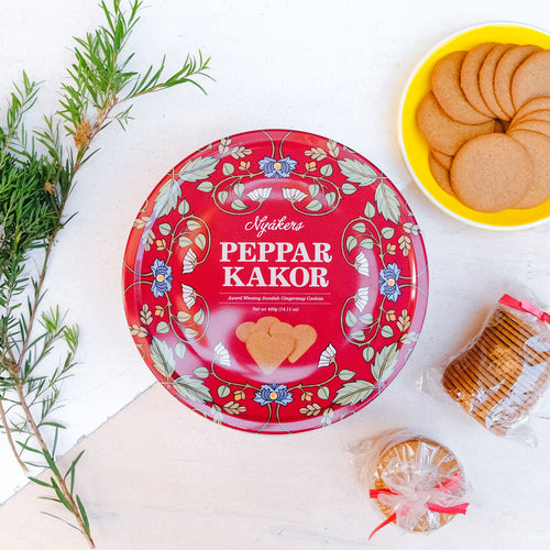 Nyåkers Pepparkakor – Gingerbread hearts 400g