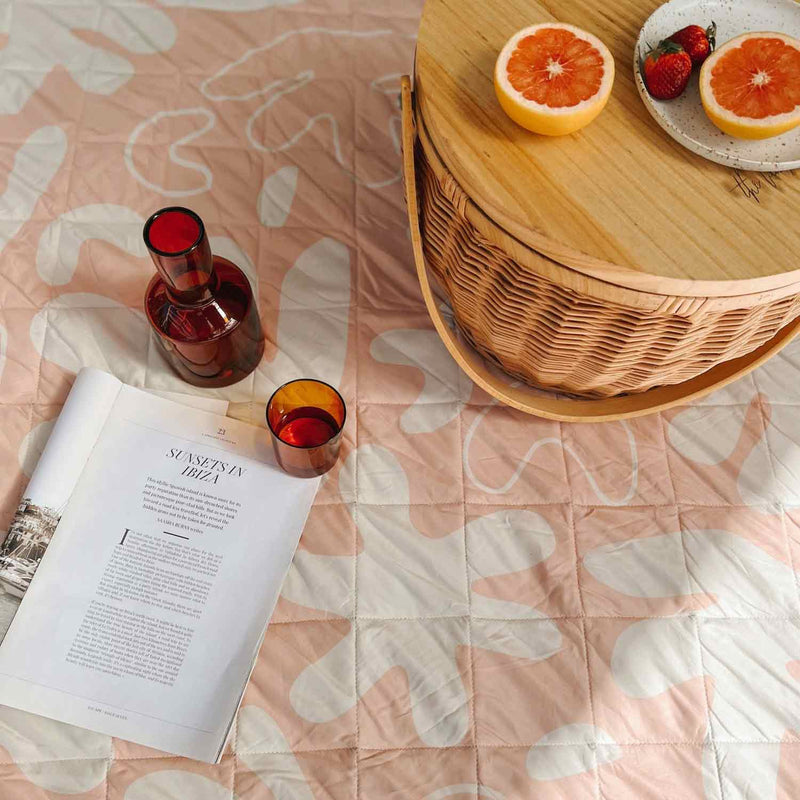 Picnic Rug by 'Sunday Living Co' – Pink