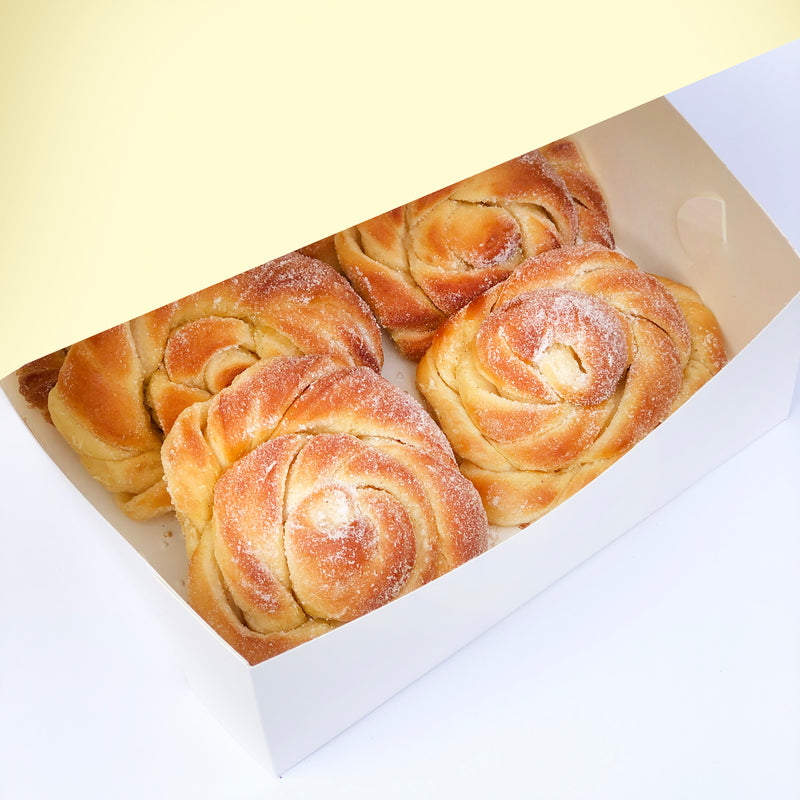 Vanilla Buns – Box of 6