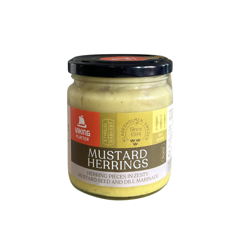 Viking Platter Mustard Pickled Herring 250g