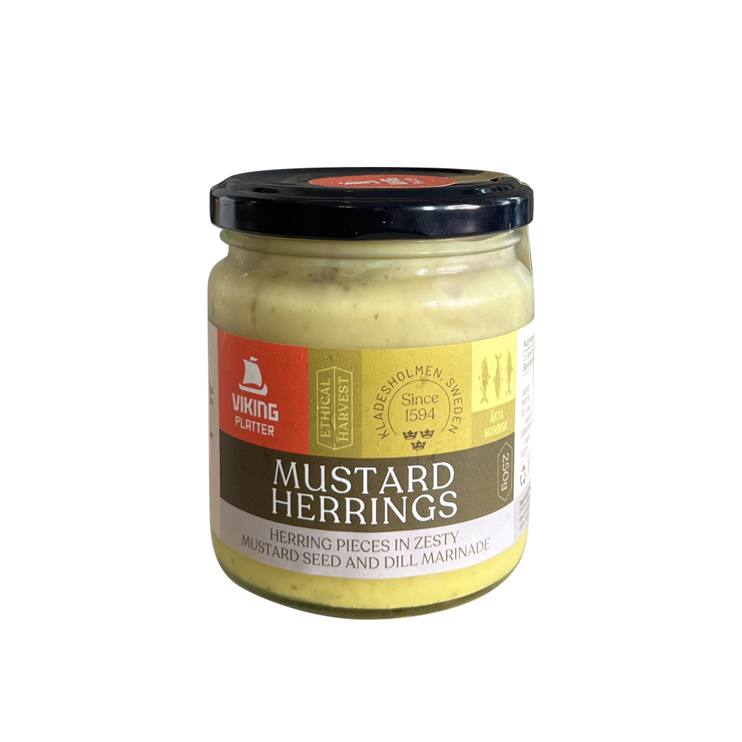 Viking Platter Mustard Pickled Herring 250g